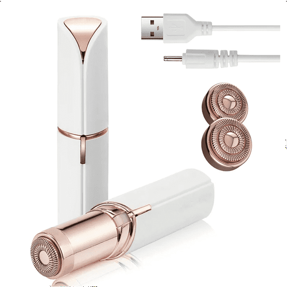 Facial Hair Remover for Women Rechargeable,Ladies face Shaver, Electric Facial Hair Remover Painless,for Cheeks, Chin ,Arms