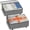 100L-2pack, variant on Under Bed Storage with Wheels, Rolling Storage Containers with Support & Clear Lid, Heavy-Duty Metal Frame, Easy Pull-out, Underbed Storage Bins for Clothes, Shoes, Blankets, and Toys 2 pack