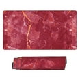 thumbnail image 2 of Balery Abstract Red Marble Mouse Pad ,15.8x29.5 In Large Gaming Mouse Pad Desk Mat Long Non-Slip Rubber Stitched Edges,Waterproof Mousepad Desk Mat For Gamer Office Home, 2 of 9