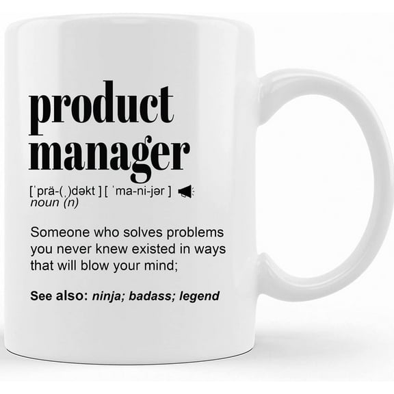 Personalized Funny Product Manager Gift Mug L For Womend Men L Appreciation, Birthday, Christmas, Retirement Gift L Personalize Custom Name Coffee Cup, Ceramic Novelty Coffee Mugs 11oz, 15oz Mug,