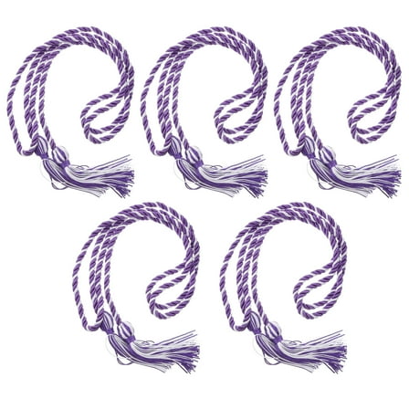 OUNONA  5 Pcs Graduation Honor Cord Decorations Silk Rope Tassel Student