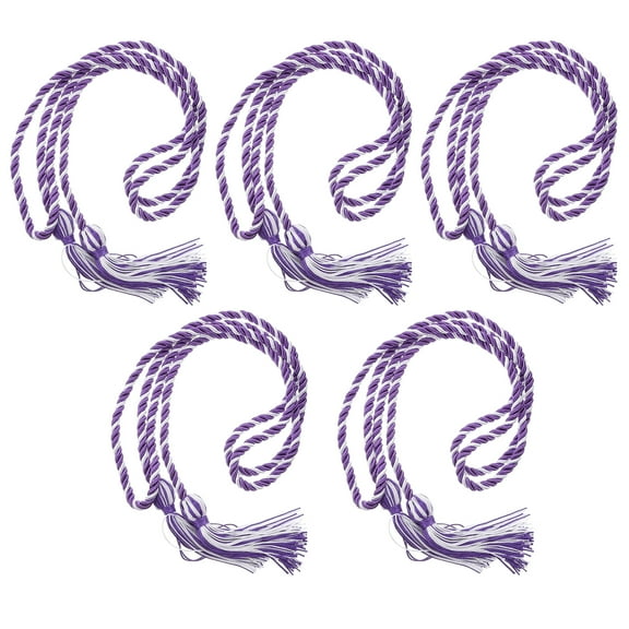 OUNONA 5 Pcs Graduation Honor Cord Decorations Silk Rope Tassel Student
