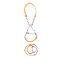thumbnail image 3 of DQrwqpou Zapatos Nieve Hielo 6 Dientes Garras Unisex Antideslizantes Picos Zapatos Cadena para Exteriores (naranja), 3 of 5