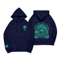 thumbnail image 2 of Sudadera con capucha Pink Palm Puff Gotyou azul para mujer Todo viene en olas 2024 XL, 2 of 3