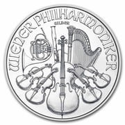 Random Year - 1 oz Austrian .999 Fine Silver Philharmonic Coin - Secondary Market - Milky Spots