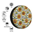thumbnail image 4 of Naloa Cute Sunflowers PVC Leather Spare Tire Wheel Cover for Car Truck SUV Camper Trailer Universal Fit many size17 inch, 4 of 6
