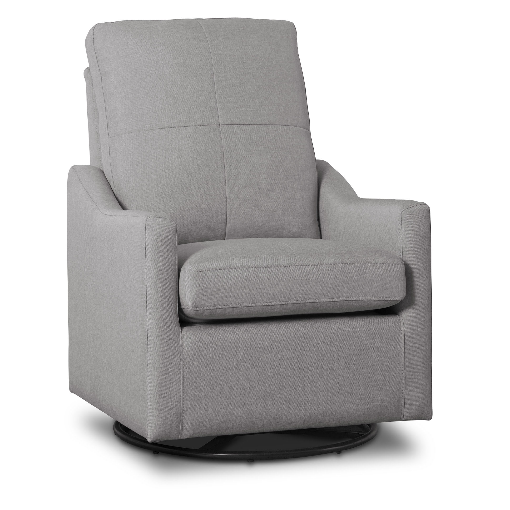 Delta Children Kenwood Slim Glider Swivel Rocker, French Grey photo 8