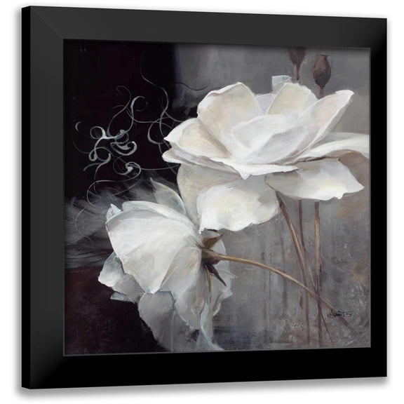 Haenraets, Willem 12x12 Black Modern Framed Museum Art Print Titled - Wealth of Flowers II