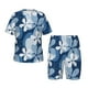 thumbnail image 1 of Fotbe Flower Pijama Estampada de 2 Piezas para Niños – Ropa de Dormir de Manga Corta Cómoda para Niños y Niñas, Camiseta y Shorts de Algodón-Large, 1 of 6