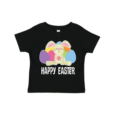 

Inktastic Happy Easter Bunny Holiday Eggs Gift Toddler Toddler Girl T-Shirt