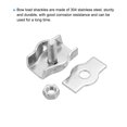 thumbnail image 4 of Unique Bargains 5/32' / 4mm Simplex Bolt Wire Rope, Stainless Steel Simplex Single Bolt for Rigging Railing, Silver Tone 8Pcs, 4 of 5