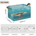 thumbnail image 3 of Ryvnso Turtle under Sea Storage Bins Large Basket Foldable Cube Toys Organizer with Handles 2 PCs, 3 of 8