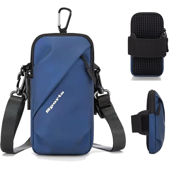 Phone Holder, Small Crossbody Shoulder Holsters Bag With Arm Band Fit All Phone For Running Walking Hiking Biking