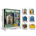 thumbnail image 3 of 6 piezas miniatura puerta de hadas paisaje de madera casa de muñecas jardín escultura decoración, 3 of 3