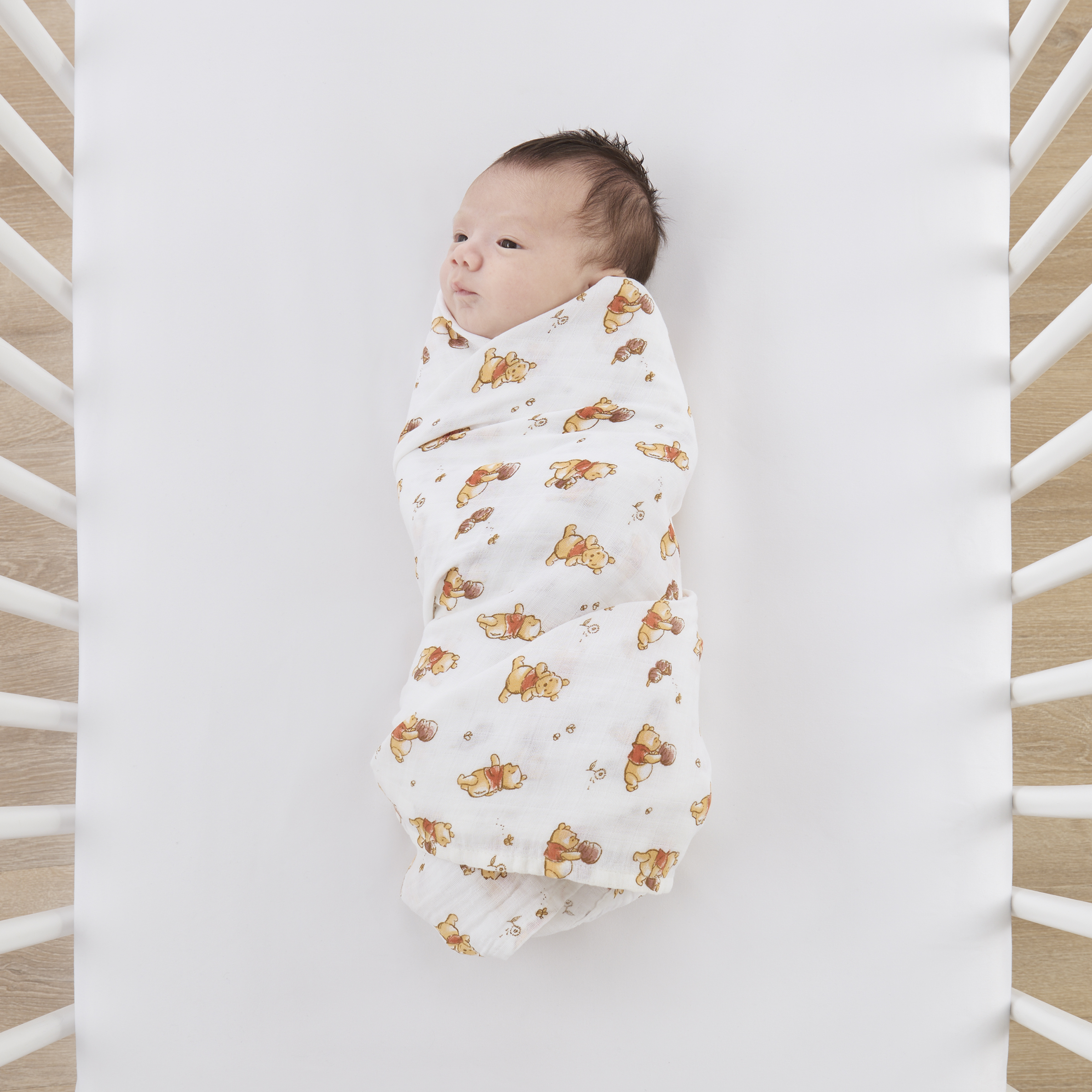 Disney Baby Winnie The Pooh Cotton Muslin Swaddle, 2-Pack photo 8
