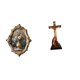 thumbnail image 1 of Marco de fotos,Marco de fotos Decoración del hogar Exhibición de fotos,Estatua católica,Colección religiosa de la estatua de la Virgen María,Figura de la cruz de Jesús Escultura católica, 1 of 8