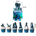 thumbnail image 4 of Globos decorativos para fiesta de cumpleaños alusivos a Avatar, 4 of 6