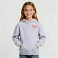 thumbnail image 4 of KyCheLot Girls Casual Hoodies Cute Bow Print Trendy Long Sleeve with Front Pocket Warm Loose Sweatshirts 2-14 Years, 4 of 6