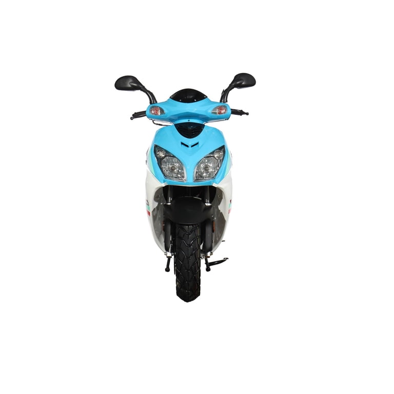 X-Pro 150cc Gas Powered Moped Scooter with Electric/Kick Start, 13