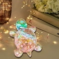thumbnail image 2 of Pyaiiner Large Flash Turtle Easter Egg Fillers Acrylic Large Dazzles Color Turtle Creatives Cute Desk Ornament Holiday Birthday Gift for Gift 3.94Inch, 2 of 3
