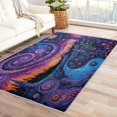 thumbnail image 1 of Psychedelic Rugs for Living Room - Psychedelic Rug & Home Decor, Trippy Abstract Hippie Rugs for Entryway, Washable Rugs, 3x5 Area Rug, Non Slip Soft Low Pile Indoor Door Mat, Aesthetic Carpet, 1 of 1
