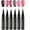 B, variant on Costeam 6 Piece Nail Gel Pen Set Quick Dry Nail Art Pen for Diy Manicure，Vibrant Color Gel for Salon Quality Nail Design
