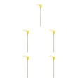 thumbnail image 2 of kurtrusly Wedding Decor With Simulated Calla - Choose Variety Of Colors And Styles With High 3D And Simulation Durable PU Pure Yellow 5PCS, 2 of 6