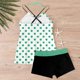 thumbnail image 5 of Trajes de baño para mujer Traje de baño de tres piezas dividido estampado para mujer Trajes de baño para mujer Trajes de baño para mujer Traje de baño para mujer Trajes de baño de moda de playa para m, 5 of 6