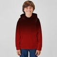 thumbnail image 2 of Emitonse Hoodies for Teens Kids Sweatshirts Child Fleece Zip Up Hoodie Infant To Toddler Size for 9-10 Years,Red, 2 of 4