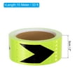 thumbnail image 2 of Unique Bargains Ruban Réfléchissant, 2 Pieds x 16 Pieds Flèche Adhésive Imperméable, Vert Fluorescent Noir, 2 of 6