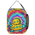 thumbnail image 3 of Geometry Dash Lunch Bag Insulated Lunch Box Meal Cooler Bag Reusable Thermal Lunch Tote Bag For School Work Travel Picnic, 3 of 8