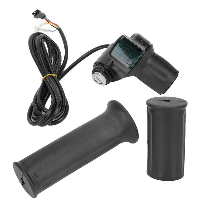 1 Par De Pantallas De Acelerador De Pulgar De Bicicleta Eléctrica, Pantalla De Voltaje De Bicicleta Eléctrica, Fácil De Instalar, Resistente Y Duradera Para Vehículos