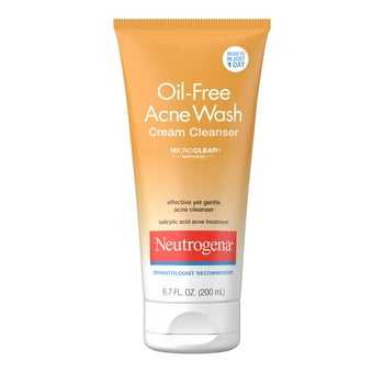 Neutrogena Oil-Free Acne Face Wash Cream, Face , 6.7 fl. oz