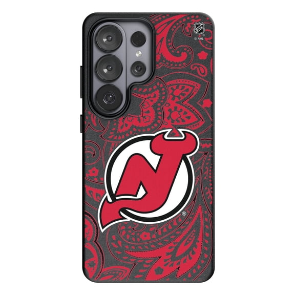 Keyscaper New Jersey Devils Paisley Galaxy Magnetic Bump Case