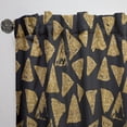 thumbnail image 3 of Designart 'Bituminous Impressions XI' Modern & Contemporary Curtain Panel, 3 of 5