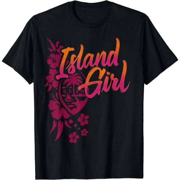 Guam Flower Chamorrita Guam Island Guamanian Girl Chamorro T-Shirt