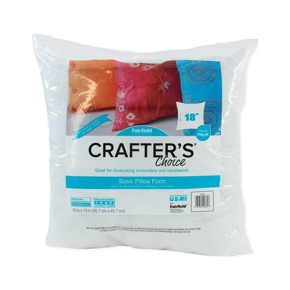 Poly-Fil® Crafter's Choice® Decorative Square Pillow Inserts by Fairfield™, 18" x 18" (1 Pack)