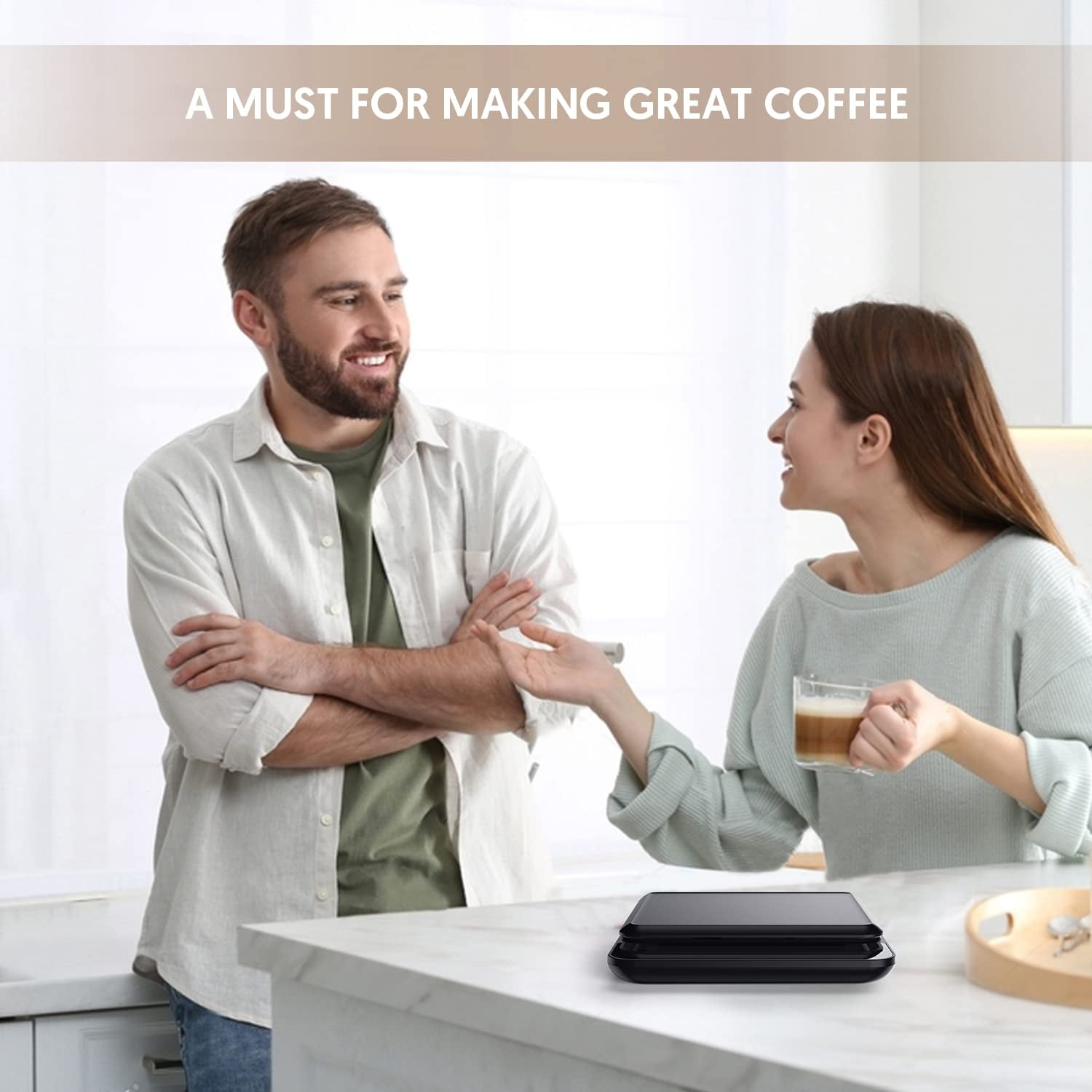 Electronic Coffee Scale, Kitchen Scale, Digital Grams and Ounces