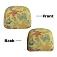 thumbnail image 6 of Kdxio Floral with Butterflies Pattern Print 2 Piece Car Head Rest Covers Set Auto Front/Rear Seats Headrest Cover Universal Fit Most Cars,Sedan, SUV, 6 of 9