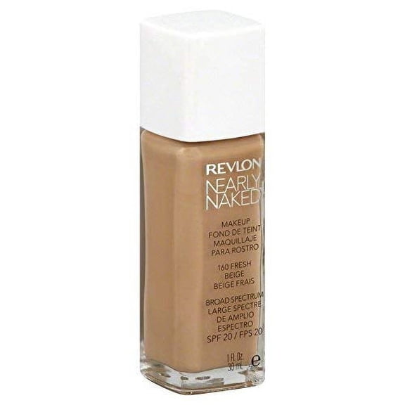 2 Pack Revlon Nearly Naked Makeup - Fresh Beige - 1 oz