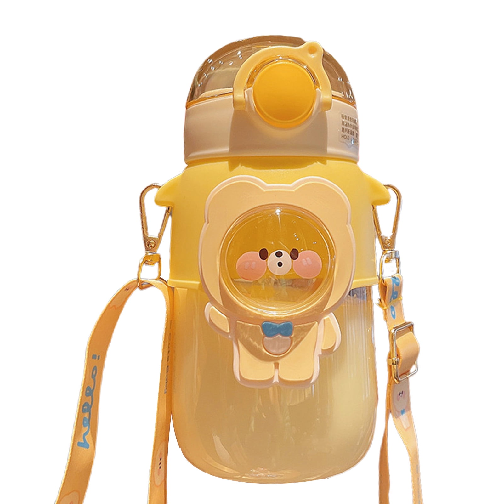 Water Bottles with Straw, 720Ml Kawaii Water Bottles, Cute Water