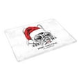 thumbnail image 2 of MKHERT Funny Christmas French Bulldog with Santas Hat and Glasses Doormat Rug Home Decor Floor Mat Bath Mat 23.6x15.7 inch, 2 of 3