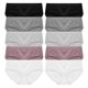 thumbnail image 1 of TrowBridge-Conjunto de bragas de algodón para mujer, ropa interior transpirable, lencería acogedora, calzoncillos suaves y sólidos, ropa interior deportiva, gran oferta, 10 Uds., 1 of 4