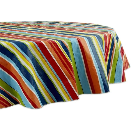

WISH TREE Vinyl Tabletop Collection Tablecloth Flannel Backed Rectangle 60x84 Morocco Summer