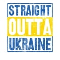 thumbnail image 3 of CafePress - Straight Outta Ukraine Support Ukraine T Shirt - Infant T-Shirt, 3 of 4