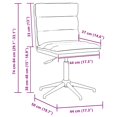 thumbnail image 2 of vidaXL Dining Chair Black Faux Leather, 2 of 5