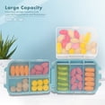 thumbnail image 5 of [2 Pack] Pill Organizer,Pill Cases,8 Compartments Portable Travel Pill Box for Pocket Purse Medicine Vitamin Holder Container, 5 of 6