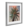 thumbnail image 2 of Stupell Industries Coastal Palm Up Against Sunset Gray Framed Print Under Glass, 13 x 13, by Susan Jill, 2 of 7