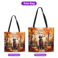 thumbnail image 5 of Happy Thanksgiving Doberman Pinscher Give Thanks Fall Beanie Scarf Welcome All Over Print 3D Canvas Tote Bag Doberman Dog Lover Gifts Reusable Handbag - 00020, 5 of 5