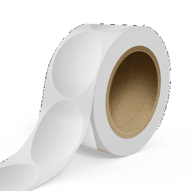 JAM Paper Standard Label Rolls, Oval, 4 x 6, Silver Metallic Foil, 125 Labels/Roll